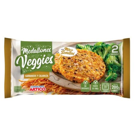 Medallones Veggies Garbanzos Y Calabaza 200g 2u
